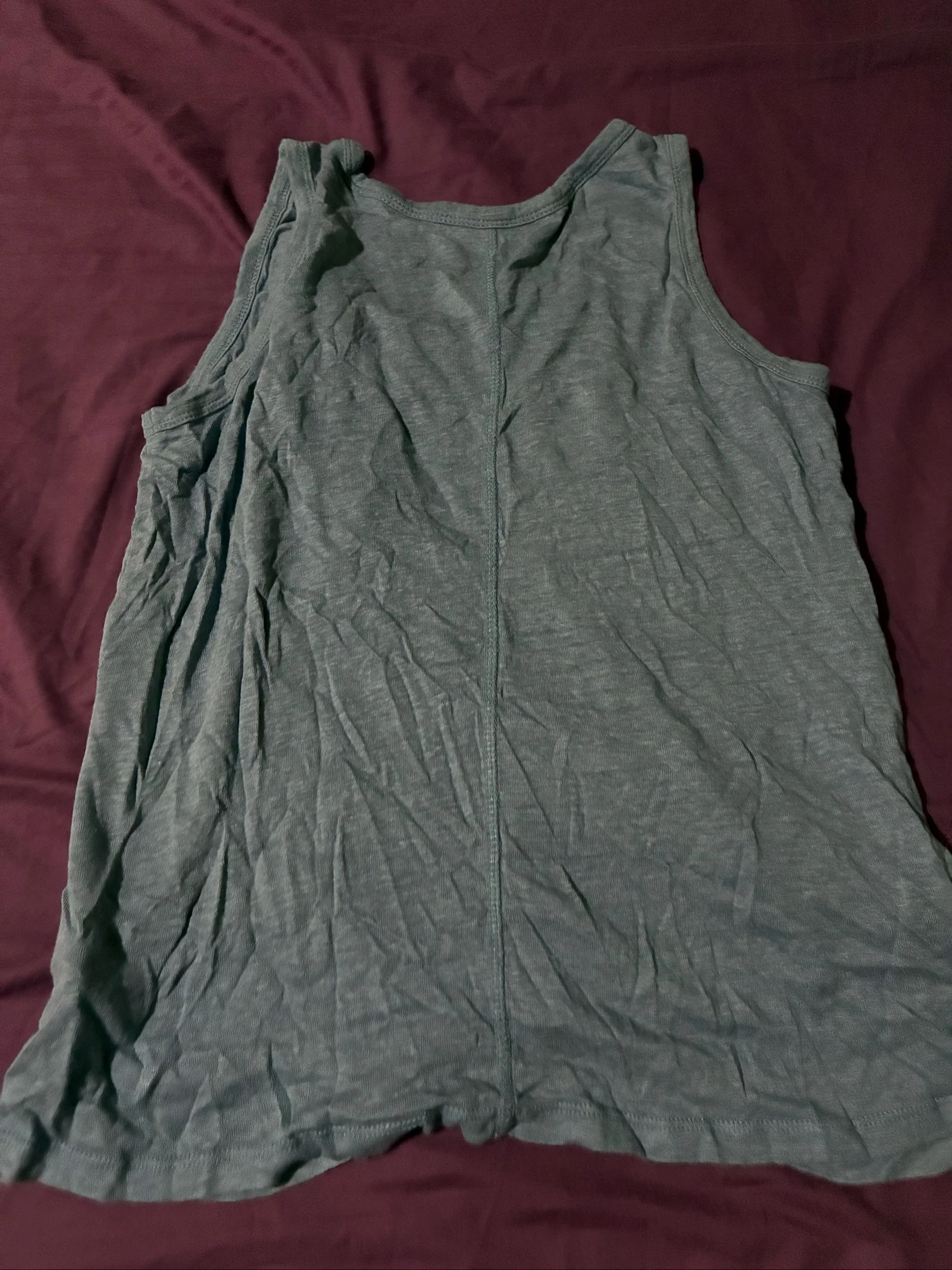 Esmara Camisola verde salvia con bolsillo estampado floral T44/46 corte fluido – photo 3